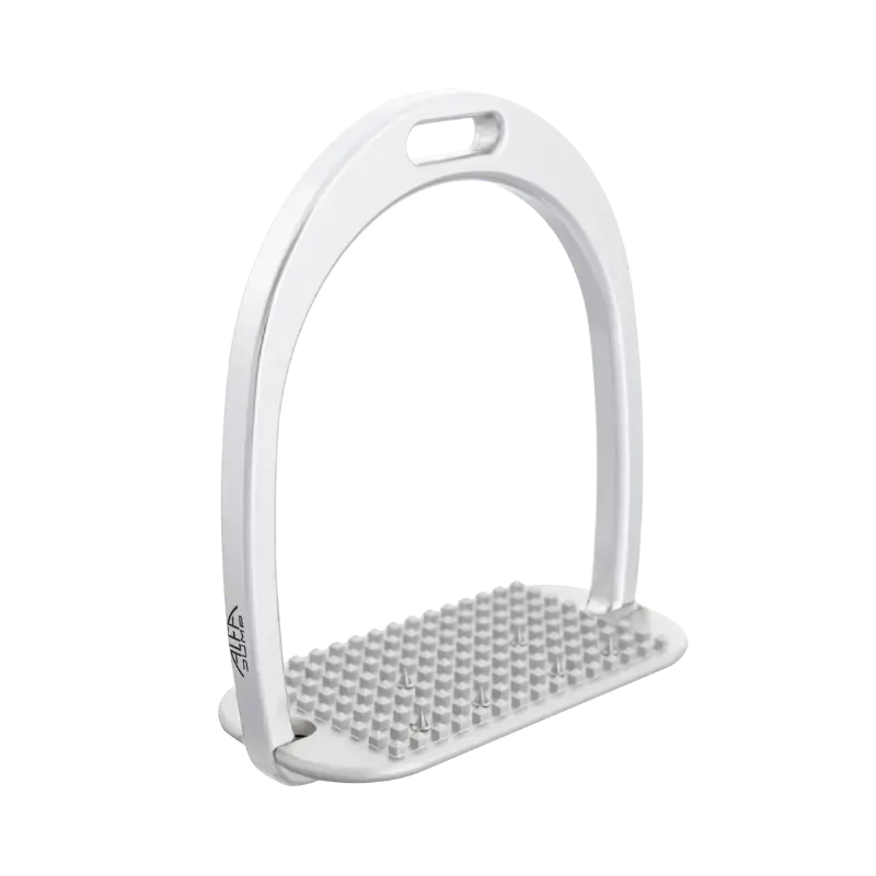 Etrier alfa classic l plat pointes argent brillant