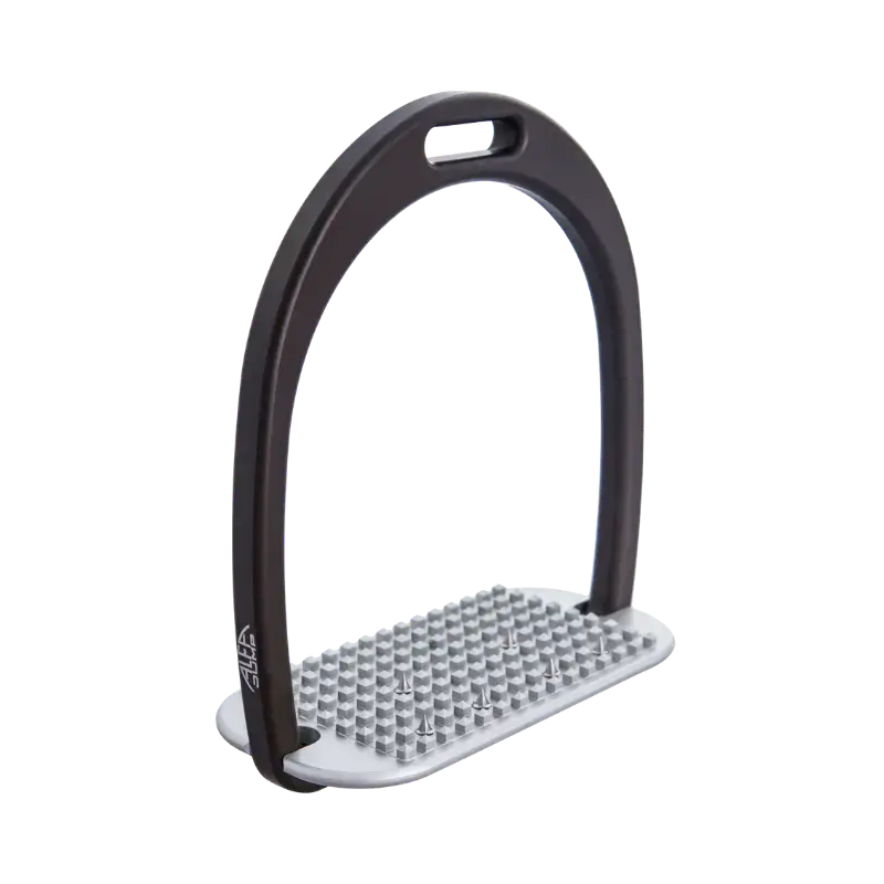 Etrier alfa classic l plat pointes marron