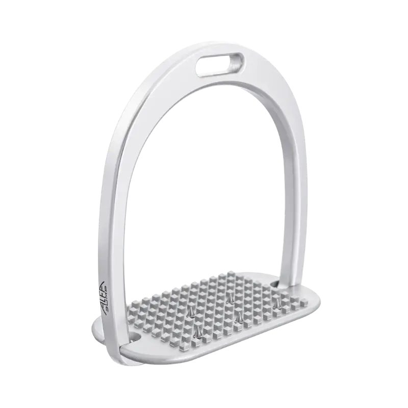 Etrier alfa classic m plat pointes argent brillant