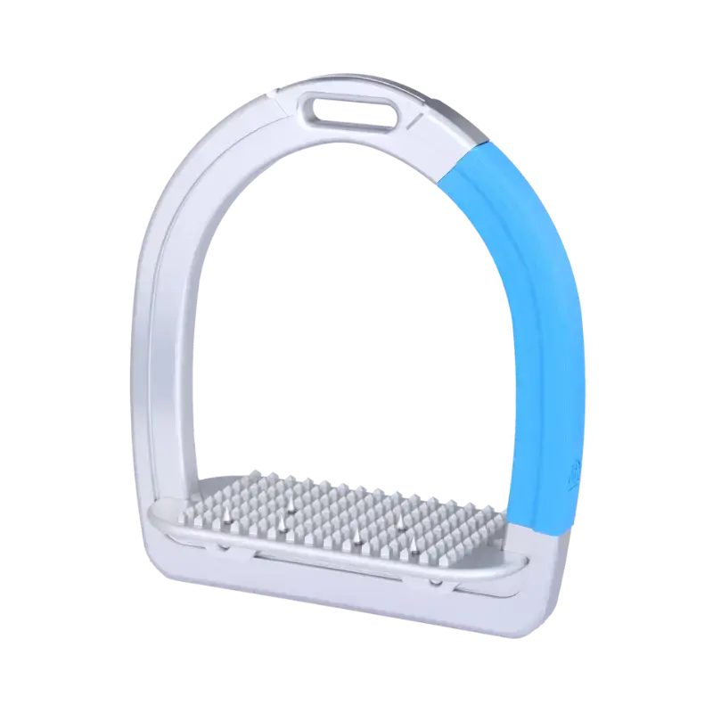 Etrier alfa safety 2 l plat pointes bleu ciel