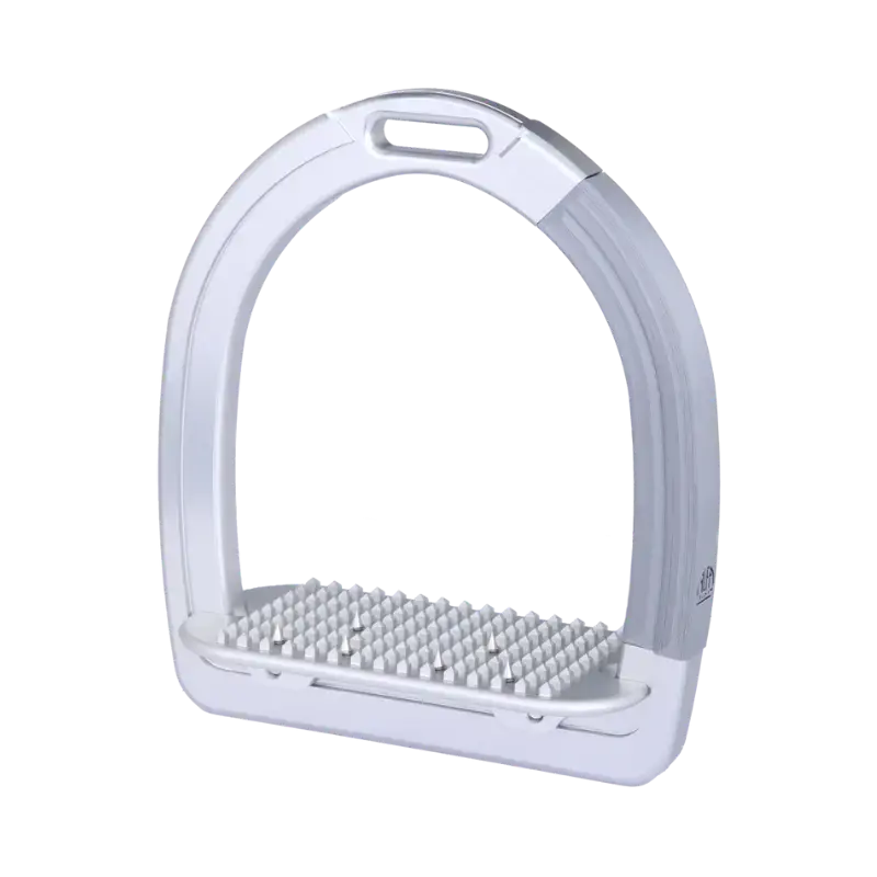 Etrier alfa safety 2 l plat pointes gris argent