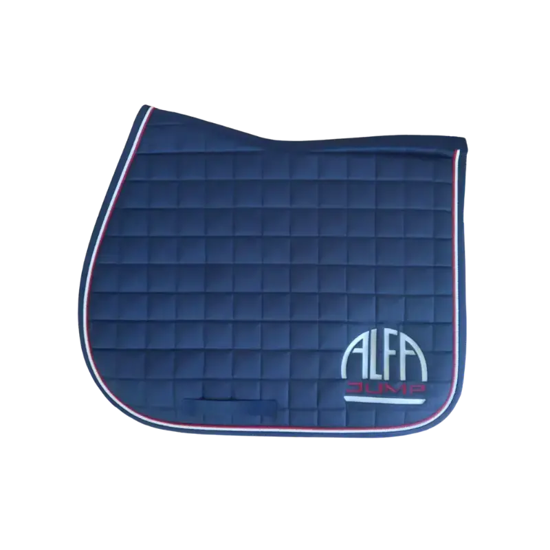 Tapis de selle alfa jump bleu